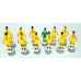 Subbuteo Andrew Table Soccer Melchester Rovers no bases no box only 12 players